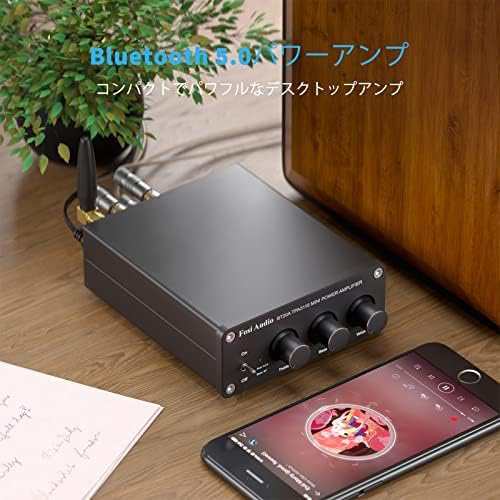 Fosi Audio BT20A Bluetooth 5.0 パワーアンプ 2.0CH ステレオ