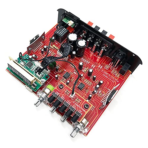 ORIGINCOM 4.1chサラウンドアンプ Bluetooth5.0対応 4×40W＋RCAサブウーファー 小型アンプ USB/SDカード再生 4チャンネル Hi-Fiサウンド 12V/5Aアダプター付 LPS299_5