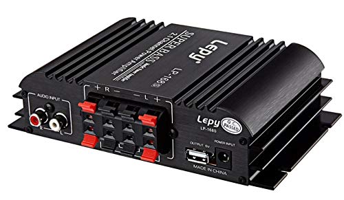 重低音　LEPY LP-168S 40W×2 小型アンプ Hi-Fi ステレオアンプ　ハイファイアンプ　オーディオアンプ_1