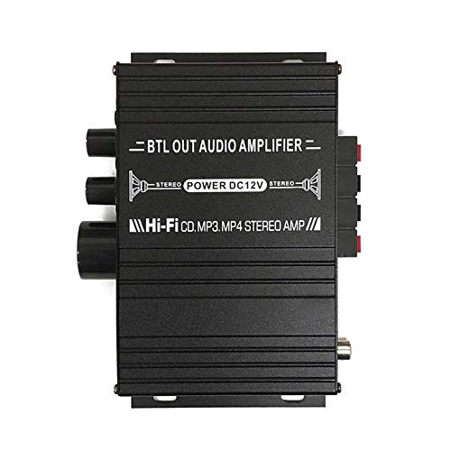 Bluetooth5.0対応 小型2chオーディオアンプ 出力40W＋40W USB/SDカード再生可 アルミボディ Hi-Fiステレオ  12V/2Aアダプター/リモコン付 の通販はau PAY マーケット - ZO | au PAY マーケット－通販サイト