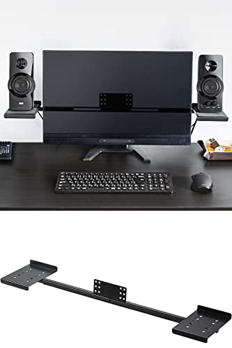 サンワダイレクト スピーカースタンド VESA取付け 24〜37型程度対応 モニターアーム併用OK 100-VESA008