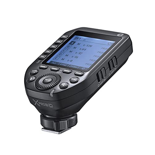 Godox XPROII-C 送信機 TTL 2.4G ワイヤレス フラッシュ トリガー トランスミッター HSS 1/8000s 大型 LCD スクリーン 32 チャンネル 16 グループ 技適マーク付き Canon カメラの交換用(Xの通販は