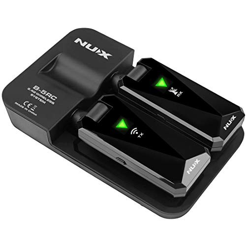 NUX B-5RC ワイヤレスギターシステムマイク アクティブ/パッシブピックアップ用 充電ケース付きの通販は