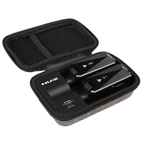 NUX B-5RC ワイヤレスギターシステムマイク アクティブ/パッシブピックアップ用 充電ケース付き_2