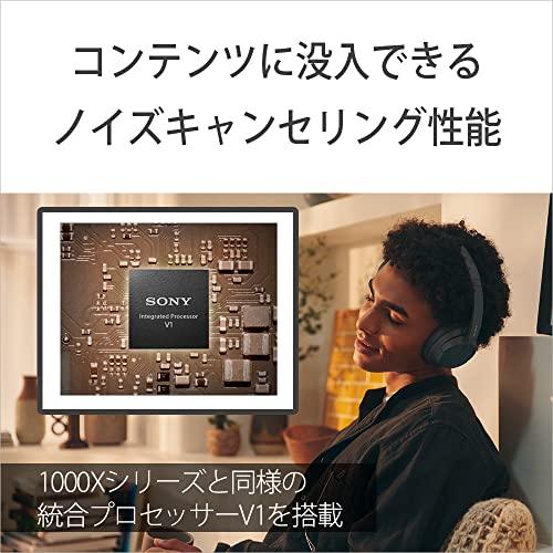 ソニー(SONY) ワイヤレスノイズキャンセリングヘッドホン WH-CH720N: ノイズキャンセリング搭載/Bluetooth対応/軽量設計/マイク搭載/外音取り込み搭載/360Reality Audio対応/ブラック WH-CH720