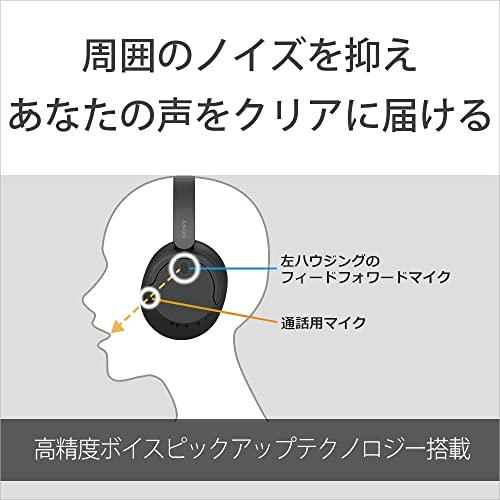 ソニー(SONY) ワイヤレスノイズキャンセリングヘッドホン WH-CH720N: ノイズキャンセリング搭載/Bluetooth対応/軽量設計/マイク搭載/外音取り込み搭載/360Reality Audio対応/ブラック WH-CH720