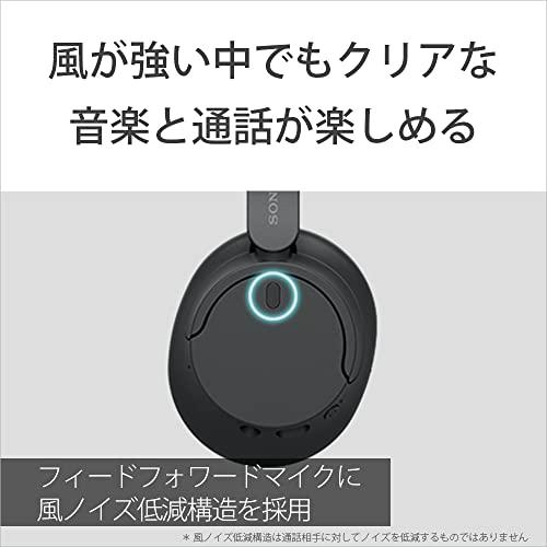 ソニー(SONY) ワイヤレスノイズキャンセリングヘッドホン WH-CH720N: ノイズキャンセリング搭載/Bluetooth対応/軽量設計/マイク搭載/外音取り込み搭載/360Reality Audio対応/ブラック WH-CH720