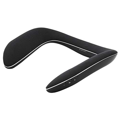 カシムラ ワイヤレス ネックスピーカー Bluetooth5.0 連続再生時間60時間 低遅延 aptX Low Latency対応/aptX/AAC/SBC対応 マイク付き Siri対応 ハンズフリー マルチポイント機能 自動電源OFF