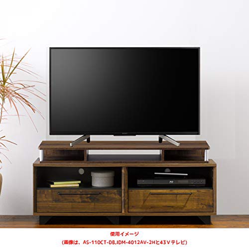 朝日木材加工 テレビ台 【正規品】ちょい足しラック 49型 幅110cm 高さ10.5cm ブラウン 完成品 AS-110CT-DBの通販はau  PAY マーケット - ZO | au PAY マーケット－通販サイト