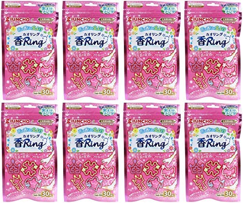 【まとめ買い】虫よけ カオリング ピンクN 30個入【×8個】