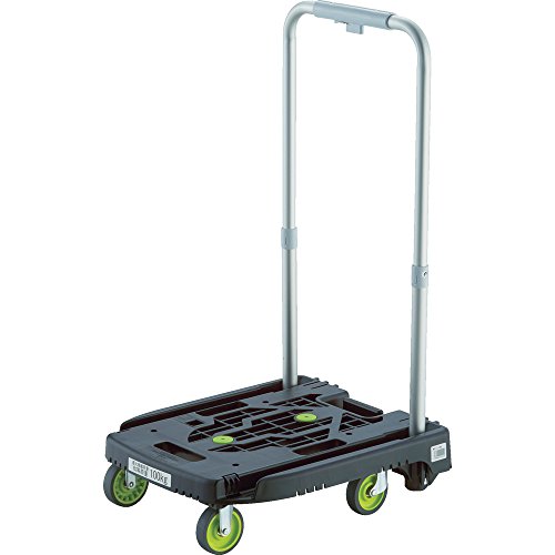 TRUSCO(トラスコ) アイドルキャリー weego 省音G車輪 ブラック ストッパー付き WP-2G-BK-JS