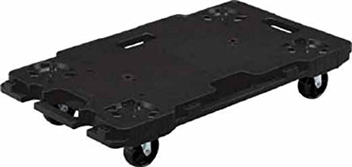 三甲(Sanko) 樹脂製平台車 802462 サンキャリー6839 ブラック SK-6839-BK