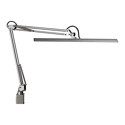 山田照明(Yamada Si) Z-LIGHT LEDデスクライト 合金鋼 高演色Ra90 肌色きれい 明るさ2430Lx シルバー Z-10RSL