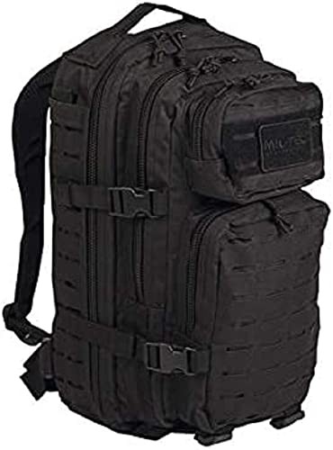 Mil-Tec US Assault Pack Large Laser Cut Black by Miltec