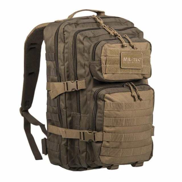 MIL-TEC バックパック US Assault Pack モールシステム 大 36L - RANGER GREEN/COYOTE