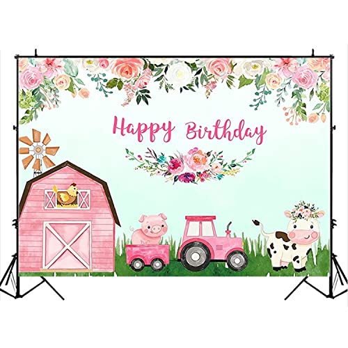 バック紙 背景紙 壁紙 装飾 デコレーション 漫画 ファーム 誕生日 写真撮影 スタジオ ベビーシャワー 動物 イラスト イベント パーティー バナー [27184-27414] Style-4 ビニール220x180cm