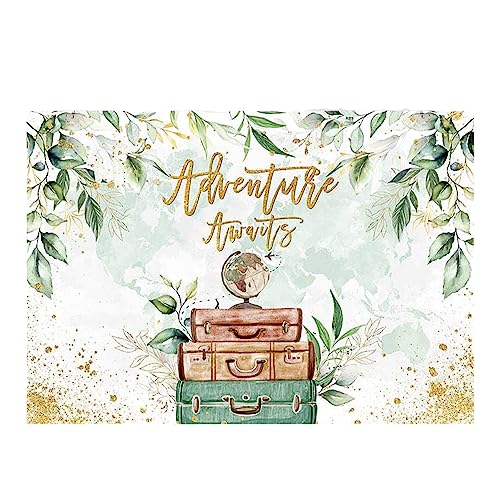 バック紙 背景紙 バックペーパー アドベンチャー 世界地図 旅行 壁紙 デコレーション 装飾 パーティー 写真撮影 スタジオ 誕生日 ベビー 赤ちゃん [29458-29541] color1 ビニール210x150cm