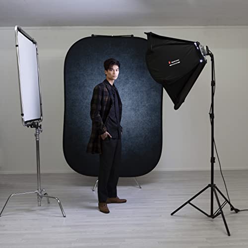 マンフロット(Manfrotto) ラストライト 折りたたみ式背景 1.5×2.1m インク/セージ ポートレート撮影 人物撮影 スタジオ イギリス製 LL LB5720
