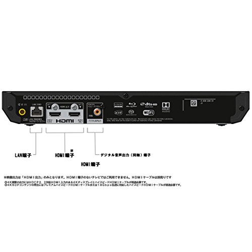 ソニー ブルーレイプレーヤー/DVDプレーヤー UBP-X700 Ultra HD 