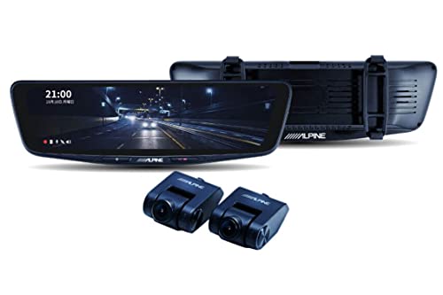 アルパイン(ALPINE) ドライブレコーダー搭載 10インチデジタルミラー(バンド装着タイプ/車内リアカメラ) DVR-DM1000B-IC 液晶の通販は