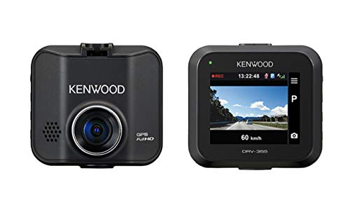 ケンウッド(KENWOOD) ドライブレコーダー DRV-355 広角 明るい F1.8レンズ 搭載 高機能を両立したスタンダードタイプ 32GBmicroSDカード付属 ブラックの通販は