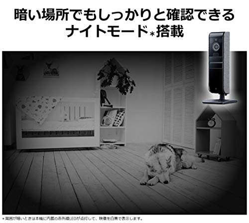 パナソニック スマ@ホーム Works with Alexa認定 ネットワークカメラ KX-HRC100-K 屋内HDカメラ 1080p 広画角レンズ タイムラプス搭載 オーディオ&モーション_4