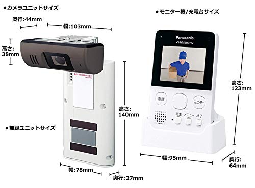 パナソニック モニター付きドアカメラ VS-HC400-W_2
