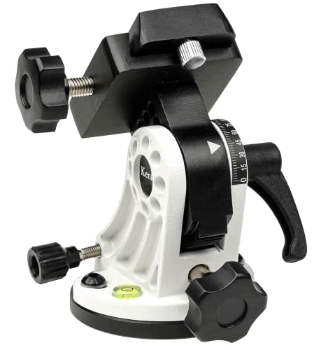Kenko 天体望遠鏡アクセサリー スカイメモS/SW/T用微動雲台 WH ホワイト アリガタ・アリミゾ規格 調整角度0~70° 水準器付き 492284