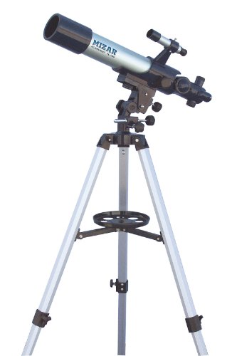 MIZAR 天体望遠鏡 屈折式 70mm 口径 経緯台 三脚 セット TL-750の通販は