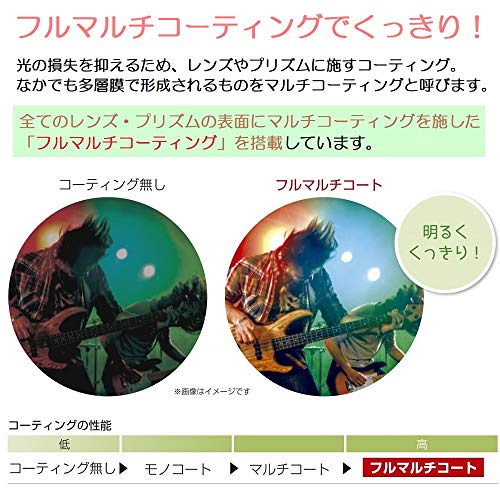 PENTAX 双眼鏡 UP 8x21 ブラック 小型軽量 フルマルチコーティング 高級プリズムBak4搭載 (8倍) フェス ライブ コンサート スポーツ観戦 メーカー1年 ペンタックス 61801_3