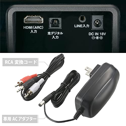 OHM AudioComm ワイヤレスバースピーカー L ASP-SB2040N_2