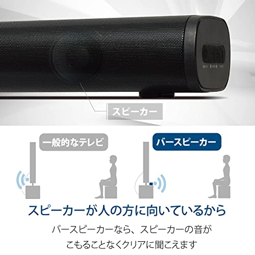 OHM AudioComm ワイヤレスバースピーカー L ASP-SB2040N_5