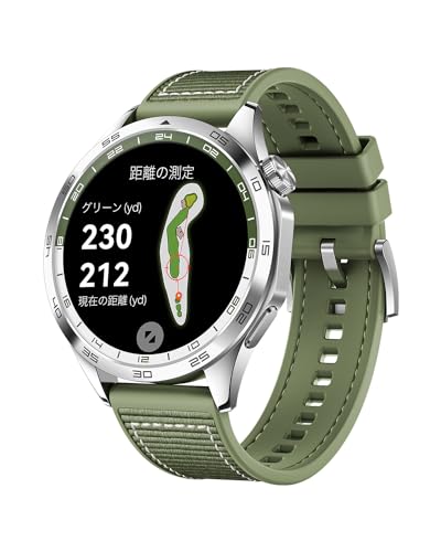 HUAWEI(ファーウェイ) WATCH GT 4 46mm ゴルフナビ搭載 スマートウォッチ コース攻略 練習モード 最長14日間持続ロングバッテリー GNSS測位(GPS) カロリー管理 睡眠中呼吸乱れ検知 24時間健康管理 100種
