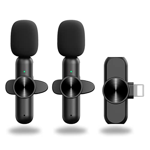 ワイヤレスマイク ピンマイク ワイヤレス ラベリアマイク マイク スマホマイク ビデオマイク クリップ式 収音マイク 外付けマイク ミニマイクusbマイク 2.4GHz 20M伝送 360°集音 ノイズリダクション プラグ＆プレイ Tikの通販は