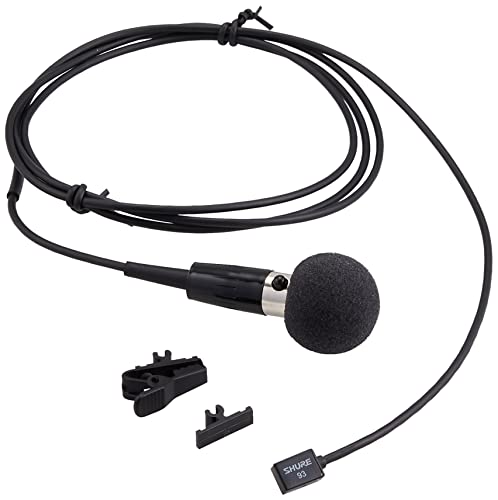 SHURE コンデンサーマイクロホン WL93 ラベリア・マイクロホン WL93-X ブラック【国内正規品/メーカー2年】の通販は