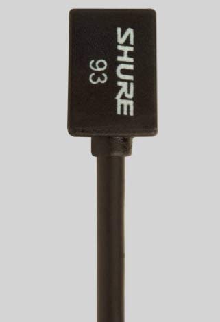 SHURE コンデンサーマイクロホン WL93 ラベリア・マイクロホン WL93-X ブラック【国内正規品/メーカー2年】の通販は