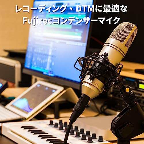 Fujirec コンデンサーマイク MICU87 レコーディング対応 大型