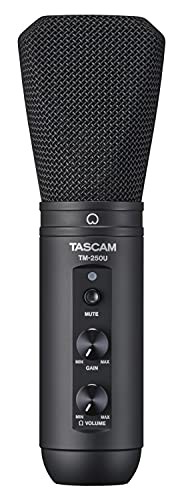 TASCAM(タスカム) TM-250U 超単一指向性 マイク コンデンサーマイク