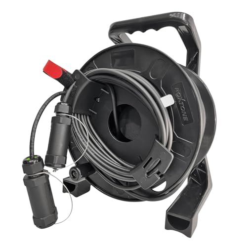 サンワサプライ ドラム付き光ファイバHDMIケーブル（8K対応・ブラック・30m） KM-HD20-UFBD30