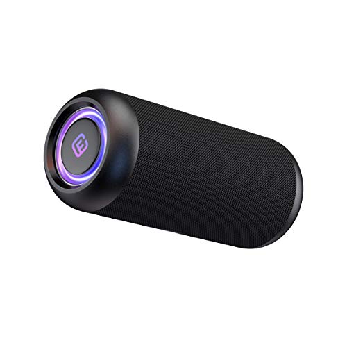 40s スピーカー Bluetooth 防水 SDカード ブルートゥーススピーカー 重低音 大音量 ステレオ 長時間 防塵 LED 光る ワイヤレス ポータブル ゲーミング 風呂 ハンズフリー TWS PC テレビ iphone対応 CW