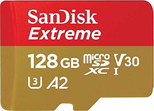 サンディスク 正規品  SanDisk microSD 128GB UHS-I U3 V30 書込最大90MB/s Full HD & 4KExtreme SDSQXAA-128G-GH3MA 新パッケージ