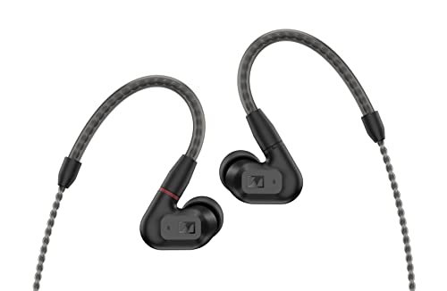 ゼンハイザー Sennheiser イヤホン 有線 IE 200 ブラック ダイナミック カナル型 オーディオファイル ゲーミング TrueResponseトランスデューサー ブレードケーブル イヤーフック イヤフォン 国内正規品