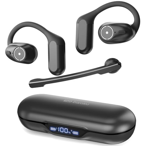 Bluetoothヘッドセット2024年業界高水準傑作 マイク付き 脱着式オープンイヤホン 一体両用 通話用イヤホン OWSイヤホン 片耳・両耳使用可能 耳掛け Bluetooth5.４EDR ENCノイズキャンセリング 耳を塞がない ミ 8,162円