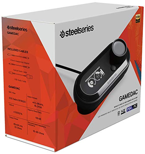 国内正規品PC PS4対応 サラウンド ゲーミング オーディオ USBDAC アンプ SteelSeries GameDac 61370_5