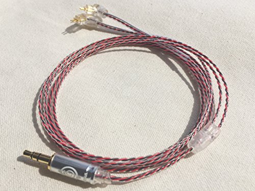 WAGNUS. イヤホン オーディオ アップグレードケーブル リケーブル Magnolia Lily 3.5mm 3極プラグ MMCX type