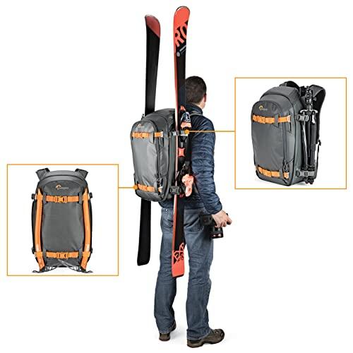Lowepro カメラリュック ウィスラー BP450AW II バックパック GRL サステナブル素材採用グリーンラインシリーズ スキー スノーボード取付可 三脚取付可 撥水加工 レインカバー付属 15インチPC収納可 26.0L_3