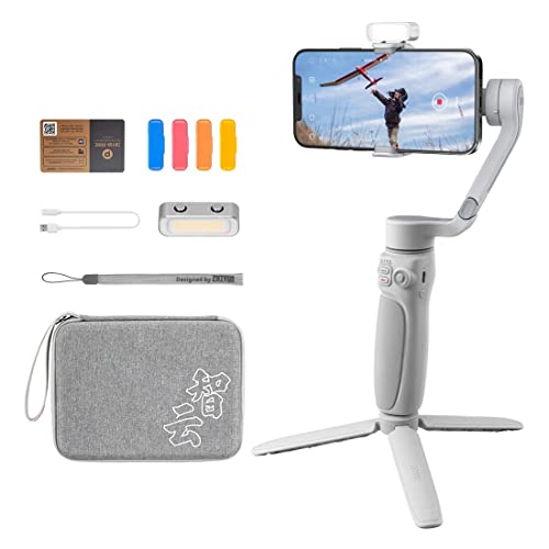 国内正規品 zhi yun ZHIYUN スマホ用ジンバル SMOOTH-Q4 COMBO 伸縮ロッド内蔵 専用収納バッグ・マグネットライト付属 コンパクト折りたたみ方式 軽量370g 087061の通販は 22,400円