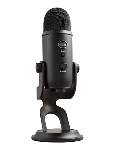 Logicool G Blue Yeti ゲーミングマイク BM400BK USB コンデンサーマイク ゲーミング 実況 ストリーミング 配信 マイク ブラックアウト ブラック 黒 PC Mac PS5 PS4 国内正規品