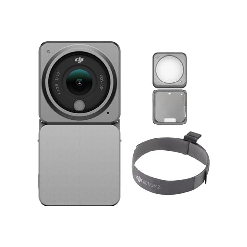 DJI Action 2 Powerコンボ（128GB） アクションカメラ 4K 駆動時間延長 電源モジュール 超広角155°FOV ジンバル 磁気で装着 手ブレ補正技術 防水カメラ アクションスポーツや日常の撮影 耐衝撃性 防塵性 8倍の通販は