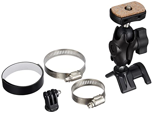 REC-MOUNTS バーマウント BBセット タイプK (17φ-64φ) ロールバーなどに最適 デジカメ アクションカム ウェアラブルカメラ GoProも対応 録ドリに(REC-B46-BBSET-K62) (アームS)